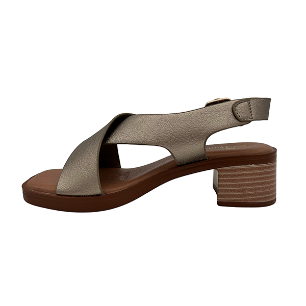 Open Toe Sandal On Block Heel - 1326