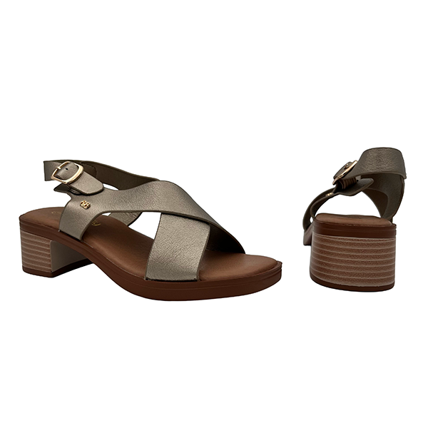 Open Toe Sandal On Block Heel - 1326