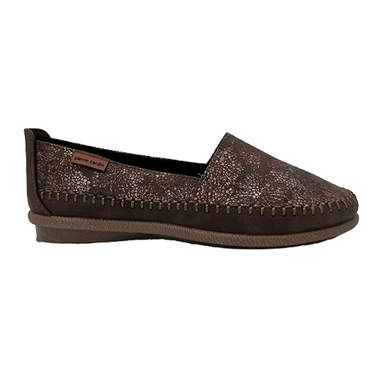 Slip On Pump With Floral Design - 1328