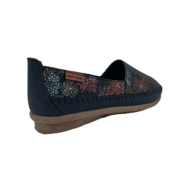 Slip On Pump With Floral Design - 1328