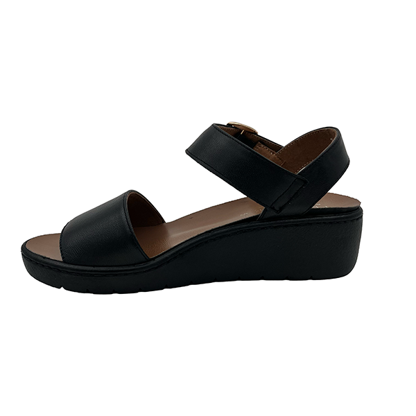 Medium Wedge Leather Sandal - 1339