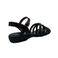 Low Wedge Leather Strappy Sandal - 1340
