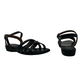 Low Wedge Leather Strappy Sandal - 1340