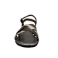 Low Wedge Leather Strappy Sandal - 1340
