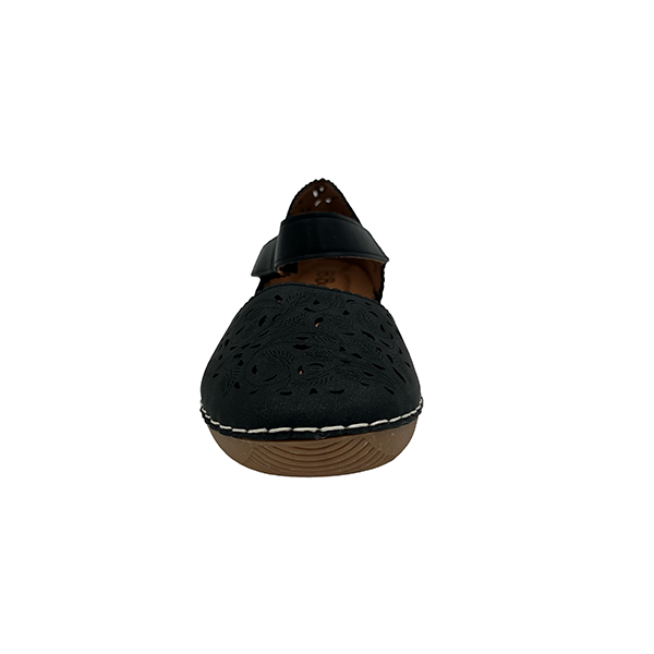 Low Wedge Comfort With Strap - 1341