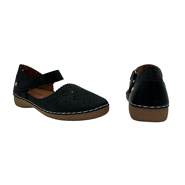 Low Wedge Comfort With Strap - 1341