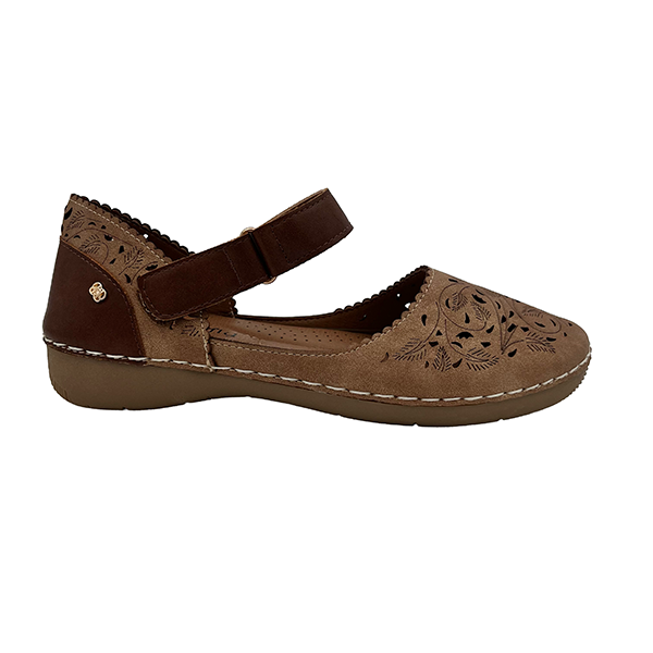 Low Wedge Comfort With Strap - 1341