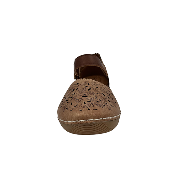 Low Wedge Comfort With Strap - 1341
