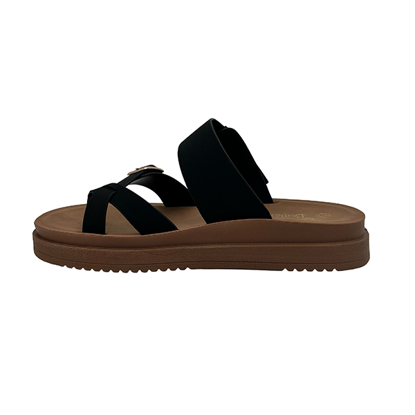Slip On Toe Piece Comfort Sandal - 1343