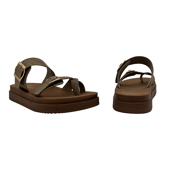 Slip On Toe Piece Comfort Sandal - 1343