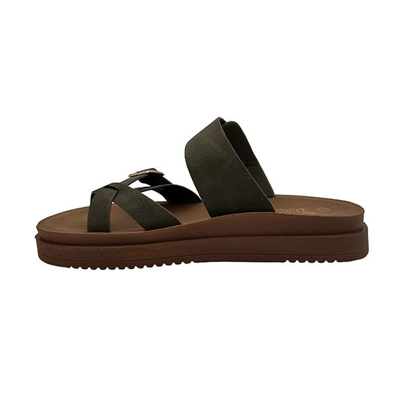 Slip On Toe Piece Comfort Sandal - 1343