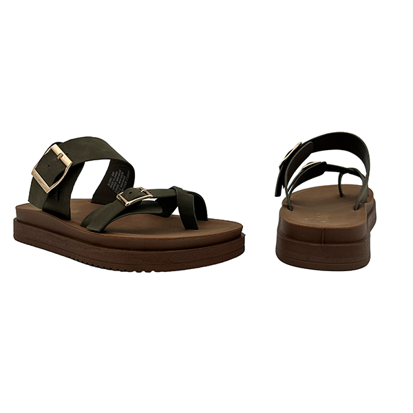 Slip On Toe Piece Comfort Sandal - 1343