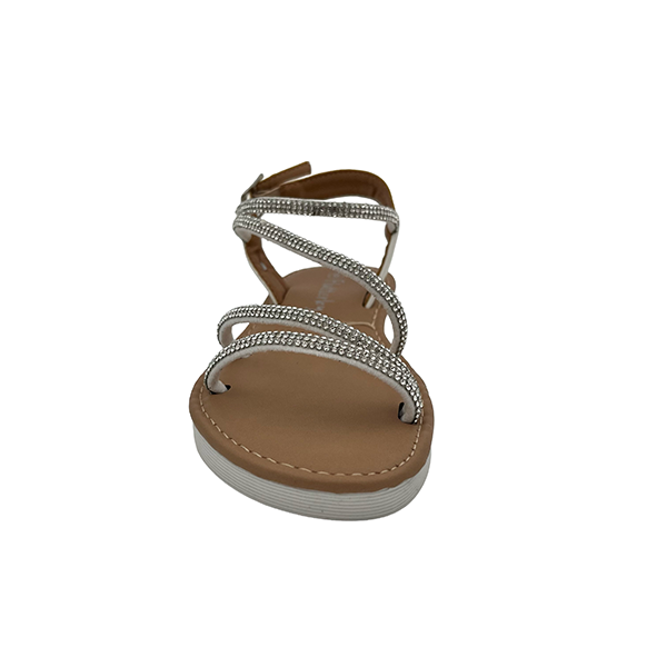 Kids Low Wedge Glitter Sandal - 1344