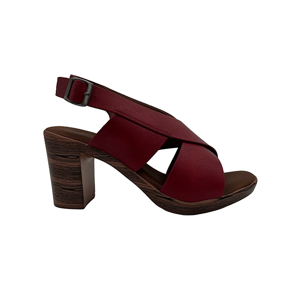 Medium Heel Sling Back Open Toe - 1349