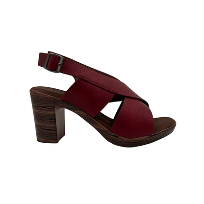 Medium Heel Sling Back Open Toe - 1349