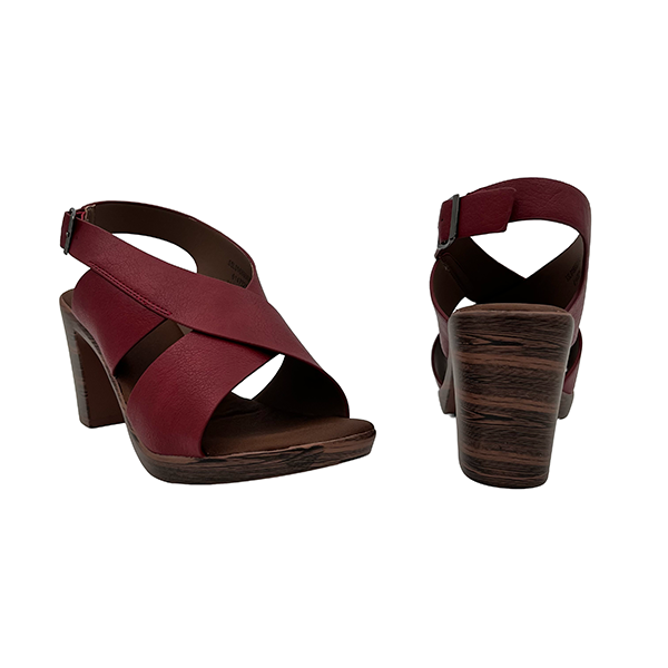 Medium Heel Sling Back Open Toe - 1349