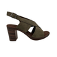 Medium Heel Sling Back Open Toe - 1349