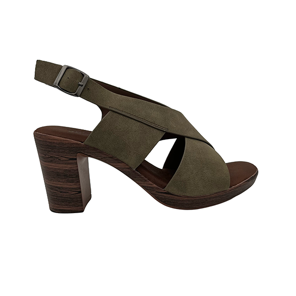 Medium Heel Sling Back Open Toe - 1349