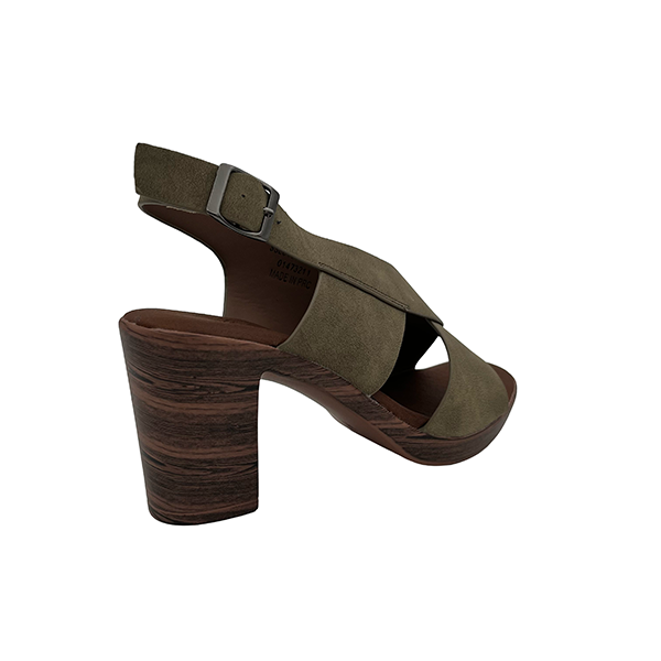 Medium Heel Sling Back Open Toe - 1349