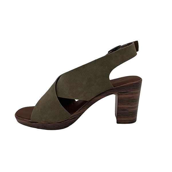 Medium Heel Sling Back Open Toe - 1349