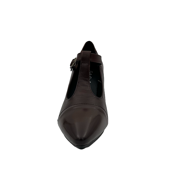 Medium Heel T - Bar Pointy Court - 1350