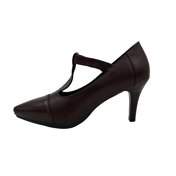 Medium Heel T - Bar Pointy Court - 1350