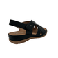 Low Wedge Sandal With Velcro Strap - 1351