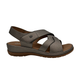 Low Wedge Sandal With Velcro Strap - 1351