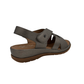 Low Wedge Sandal With Velcro Strap - 1351