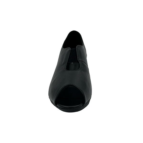 Medium Heel Peep Toe With Elastic Centre - 1352