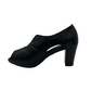 Medium Heel Peep Toe With Elastic Centre - 1352