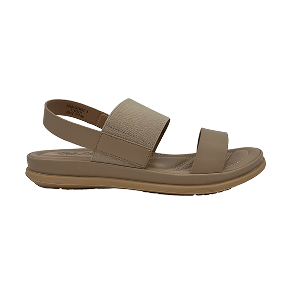 Flat Double Vamp Strap Sandal - 1353