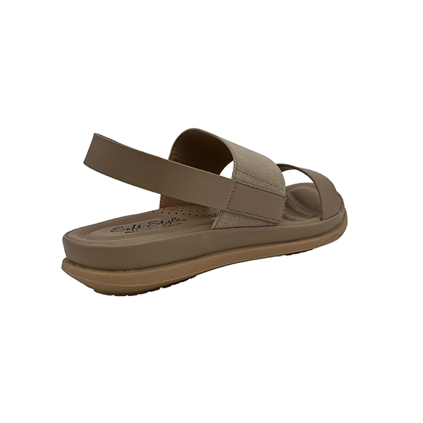 Flat Double Vamp Strap Sandal - 1353