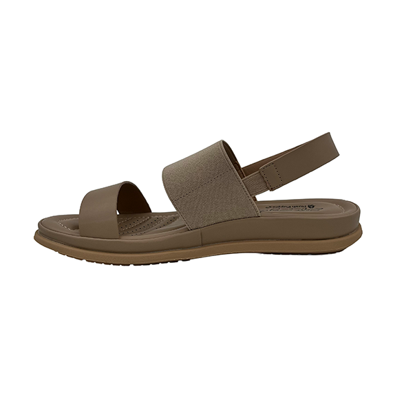 Flat Double Vamp Strap Sandal - 1353