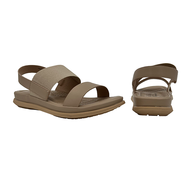 Flat Double Vamp Strap Sandal - 1353