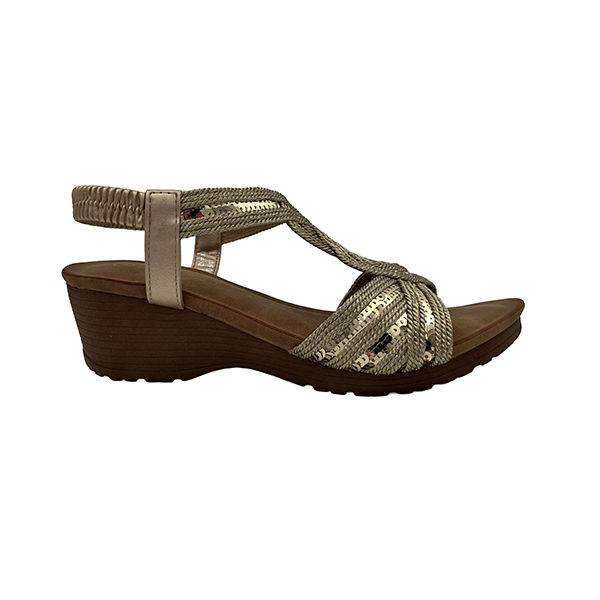 Medium Wedge Open Toe Sandal - 1359
