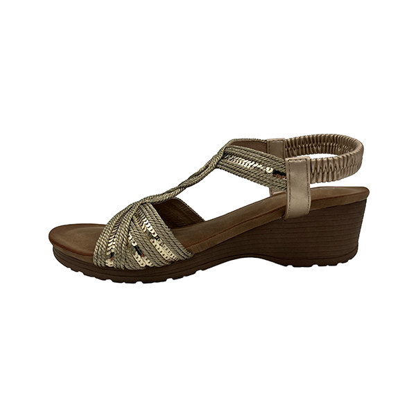 Medium Wedge Open Toe Sandal - 1359