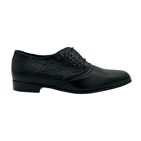 Mens Leather Combo Lace Up - 1363