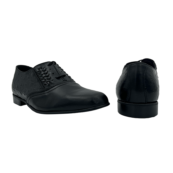 Mens Leather Combo Lace Up - 1363
