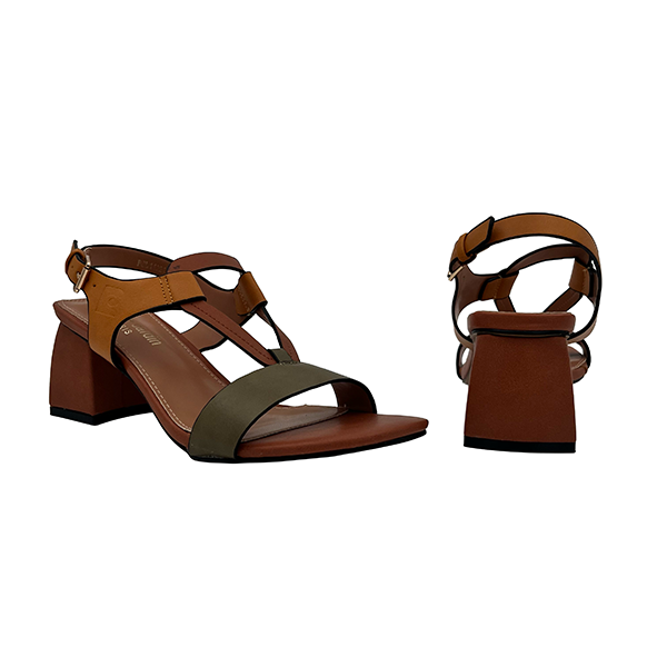 Medium Heel T-Bar Sandal - 1365