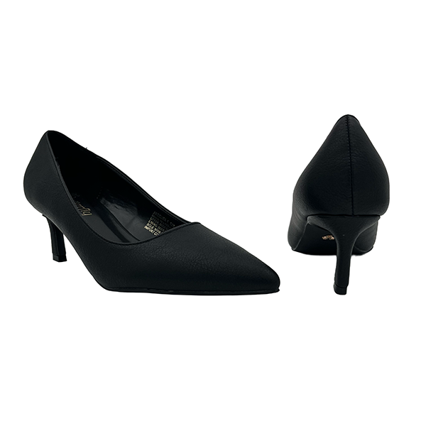 Medium Heel Pointy Court - 1366
