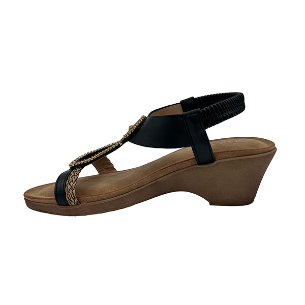 Medium Wedge Open Toe Sandal - 1368