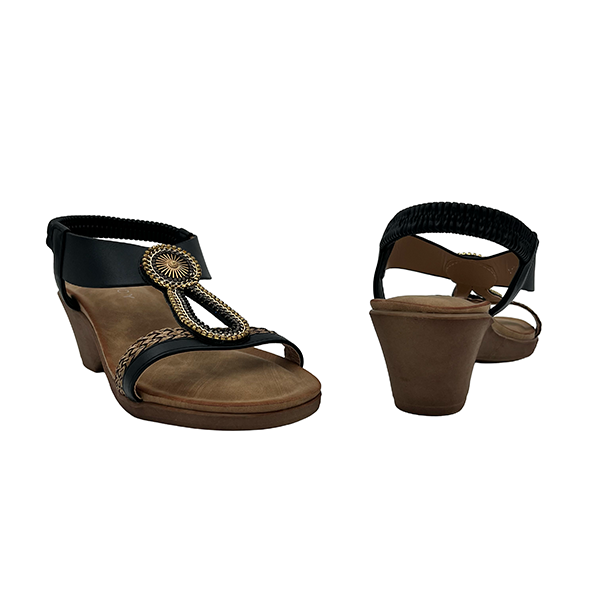 Medium Wedge Open Toe Sandal - 1368