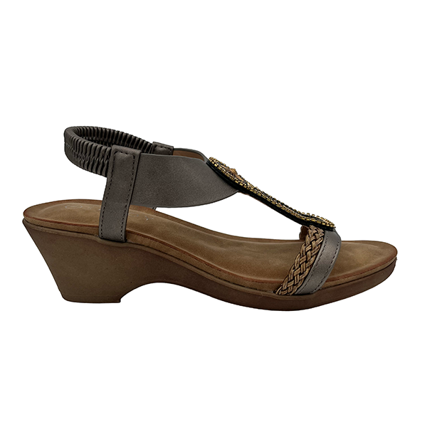 Medium Wedge Open Toe Sandal - 1368