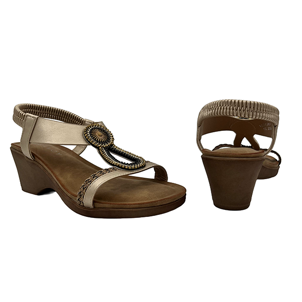 Medium Wedge Open Toe Sandal - 1368