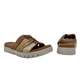 Push On Sandal With Ruched Straps - 1369