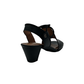 Leather Mid Heel Open Toe sandal - 1371
