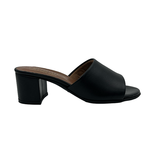 Leather Slip On Mule - 1372