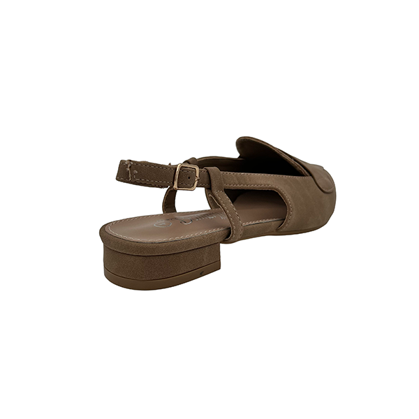 Pointy Flat With Back Strap - 1378