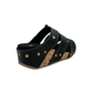 Slip On Sandal On Medium Cork Wedge - 1380